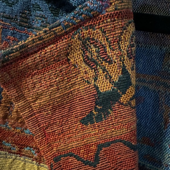 90s Horse Tapestry Western Cowgirl Equestrian Jacket Vintage Native Southwrstern - Picture 13 of 15